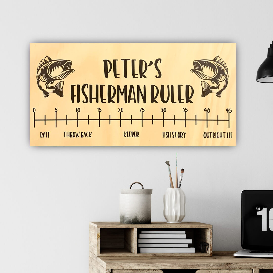 Fisherman Ruler Sign - Chain Valley Gifts