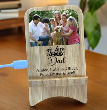 wireless charging phone stand, fathers day gift