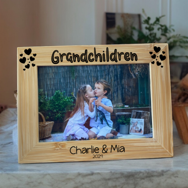 personalised photo frame. fathers day gift