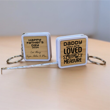 personalised tape measure, fathers day gift